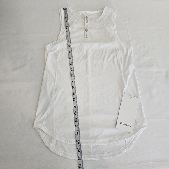 Lululemon Sculpt Tank Size 0 White Mesh Back NWT - Picture 8 of 11